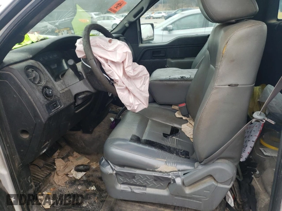 2013 Ford F-150 XL with VIN 1FTNF1CF3DKD51179, listed as a Copart auction lot 43833495 with 209,552 mi miles and Salvage Title. Bid and sale history available at carsss.com. Image 7.