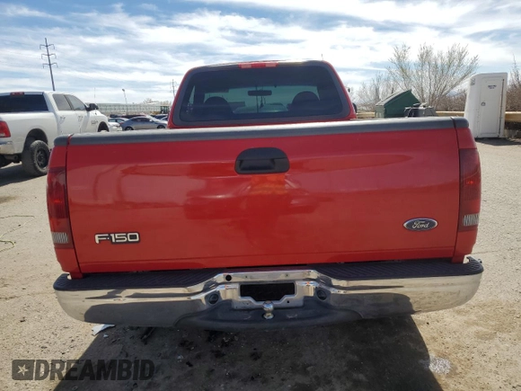 2002 Ford F-150 XL with VIN 1FTRF17232NA26438, listed as a Copart auction lot 47831325 with 201,280 mi miles and Salvage Title. Bid and sale history available at carsss.com. Image 6.