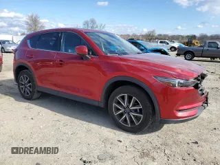 2018 Mazda CX-5 Grand Touring with VIN JM3KFBDM2J0373422, listed as a Copart auction lot 50314625 with 47,081 mi miles and Salvage Title. Bid and sale history available at carsss.com. Image 4.