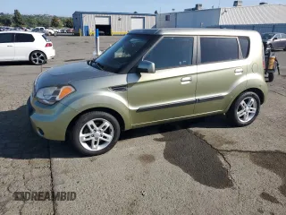 2010 Kia Soul + with VIN KNDJT2A28A7029648, listed as a Copart auction lot 54184915 with 104,651 mi miles and Salvage Title. Bid and sale history available at DreamBid. Image 1.