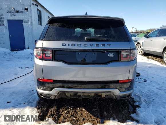 2021 Land Rover Discovery Sport S R-Dynamic with VIN SALCT2FXXMH904605, listed as a Copart auction lot 36936984 with 28,686 mi miles. Bid and sale history available at carsss.com. Image 6.