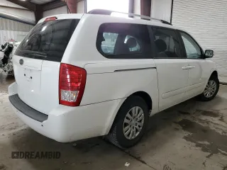 2011 Kia Sedona LX with VIN KNDMG4C70B6409693, listed as a Copart auction lot 54836905 with 144,161 mi miles and Clean Title. Bid and sale history available at carsss.com. Image 3.