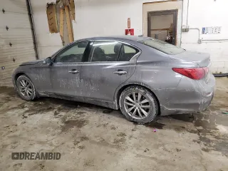 2015 Infiniti Q50 Sport with VIN JN1BV7AR5FM407039, listed as a Copart auction lot 45882655 with 99,813 mi miles and Salvage title. Bid and sale history available at DreamBid. Image 2.