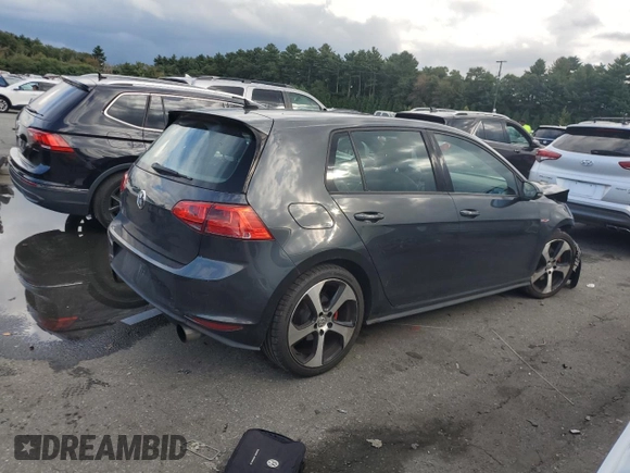 2015 Volkswagen Golf GTI S with VIN 3VW5T7AU1FM103518, listed as a Copart auction lot 73334204 with 79,455 mi miles and Salvage Title. Bid and sale history available at carsss.com. Image 3.