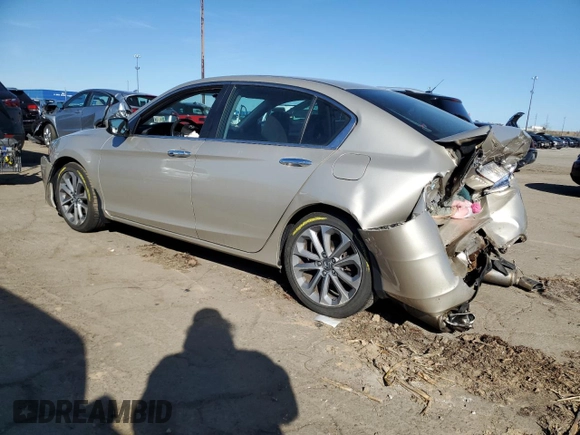 2014 Honda Accord Sport with VIN 1HGCR2F52EA281142, listed as a Copart auction lot 53998905 with 59,808 mi miles and Salvage Title. Bid and sale history available at carsss.com. Image 2.