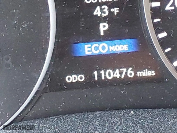 2014 Lexus ES 300h Hybrid with VIN JTHBW1GG6E2049309, listed as a IAAI auction lot 41446065 with 110,476 mi miles. Bid and sale history available at carsss.com. Image 15.