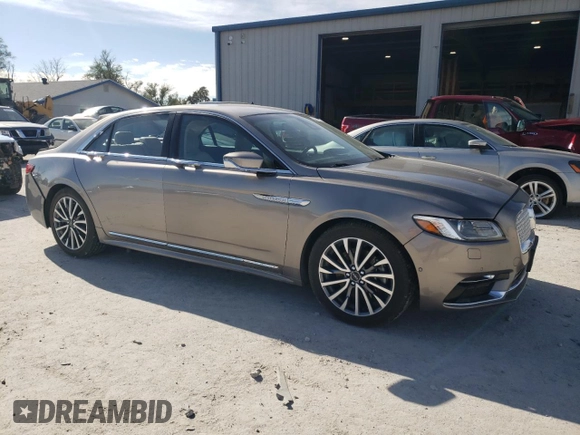 2018 Lincoln Continental Select with VIN 1LN6L9SK2J5615010, listed as a Copart auction lot 80056064 with 98,567 mi miles and Salvage Title. Bid and sale history available at carsss.com. Image 4.