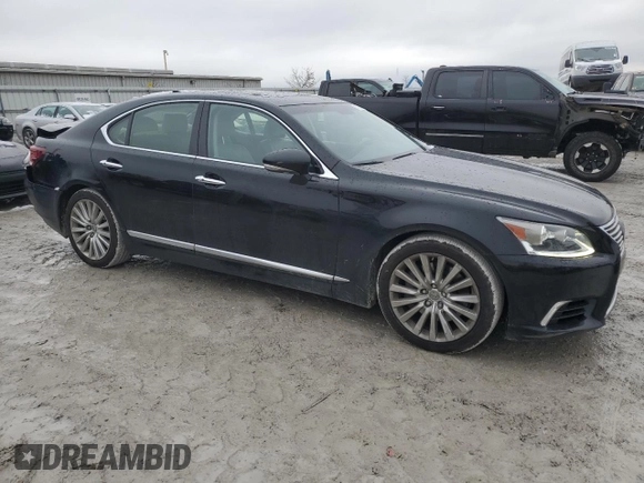 2017 Lexus LS 460 z VIN JTHCL5EF8H5029094, wystawiony jako Copart lot #81793294 z przebiegiem 37 205 mil mil oraz Szkoda całkowita • Salvage title. Historia ofert i sprzedaży dostępna na DreamBid. Obrazek 4.