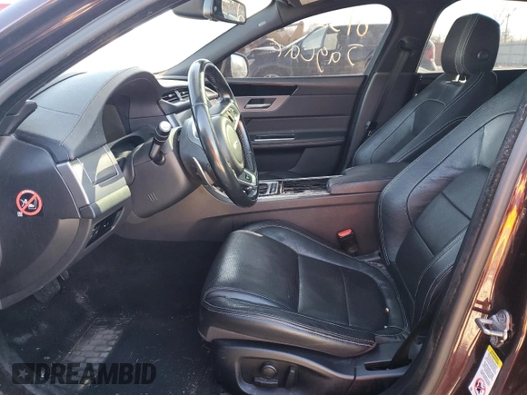 2016 Jaguar XF with VIN SAJBL4BVXGCY00346, listed as a Copart auction lot 48120795 with 214,762 mi miles and Salvage Title. Bid and sale history available at DreamBid. Image 7.