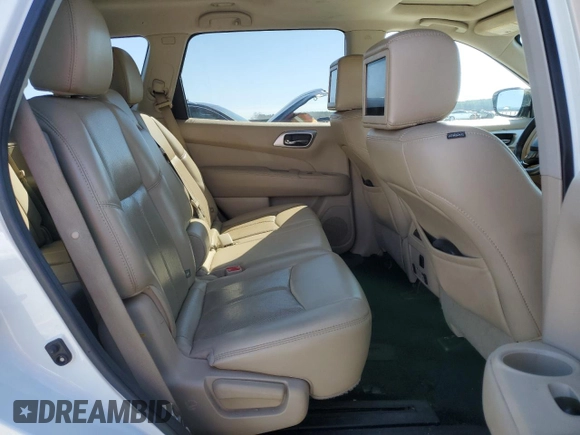 2017 Nissan Pathfinder SL with VIN 5N1DR2MM6HC633480, listed as a Copart auction lot 46494235 with 82,518 mi miles and Salvage Title. Bid and sale history available at carsss.com. Image 11.