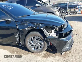 2024 Hyundai Elantra SEL with VIN KMHLM4DG4RU760241, listed as a IAAI auction lot 41849753 with 5,111 mi miles. Bid and sale history available at carsss.com. Image 6.