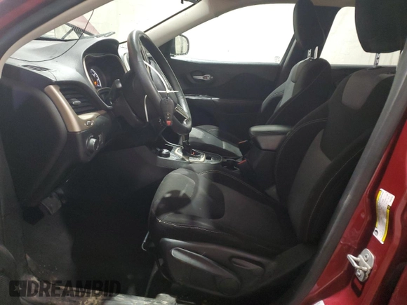 2015 Jeep Cherokee Sport with VIN 1C4PJMAB6FW551901, listed as a Copart auction lot 43526595 with 144,571 mi miles and Non repairable. Bid and sale history available at DreamBid. Image 7.