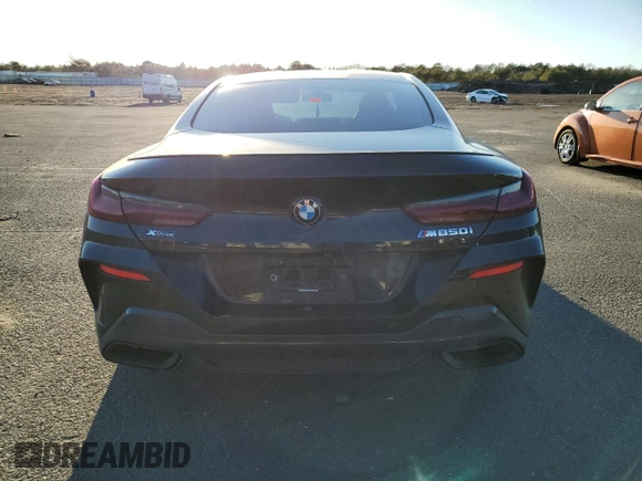 2023 BMW 8 Series M850i xDrive with VIN WBABC4C08PCL89799, listed as a Copart auction lot 44279794 with 0 mi miles. Bid and sale history available at carsss.com. Image 6.