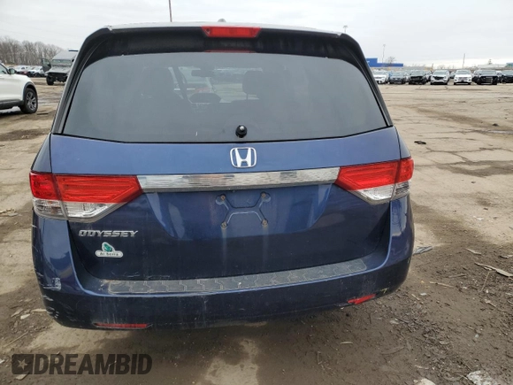 2016 Honda Odyssey EX-L with VIN 5FNRL5H68GB009674, listed as a Copart auction lot 50263385 with 159,752 mi miles and Clean Title. Bid and sale history available at carsss.com. Image 6.