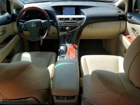 2011 Lexus RX 450h with VIN JTJZB1BA7B2005973, listed as a Copart auction lot 72545194 with 264,710 mi miles and Salvage Title. Bid and sale history available at carsss.com. Image 8.