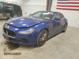 2016 Maserati Ghibli S Q4 with VIN ZAM57RTA5G1188024, listed as a Copart auction lot 49765695 with 69,513 mi miles and Salvage Title. Bid and sale history available at carsss.com. Image 1.