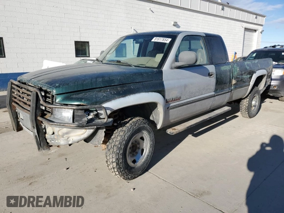 1999 Dodge Ram 2500 with VIN 1B7KF236XXJ528197, listed as a Copart auction lot 81617654 with 169,039 mi miles and Salvage Title. Bid and sale history available at carsss.com. Image 1.