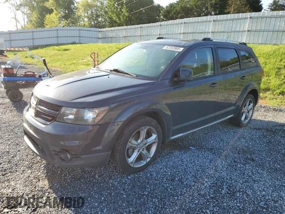 2017 Dodge Journey Crossroad Plus with VIN 3C4PDCGG5HT626469, listed as a Copart auction lot 52252805 with 162,417 mi miles and Salvage Title. Bid and sale history available at DreamBid. Image 1.