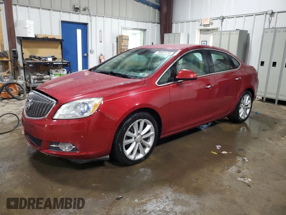 2012 Buick Verano Group with VIN 1G4PS5SK8C4174623, listed as a Copart auction lot 76681174 with 45,437 mi miles and Salvage title. Bid and sale history available at DreamBid. Image 1.