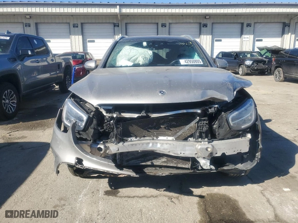 2020 Mercedes-Benz GLC with VIN WDC0G8EB3LF704340, listed as a Copart auction lot 42950805 with 89,235 mi miles and Salvage Title. Bid and sale history available at carsss.com. Image 5.