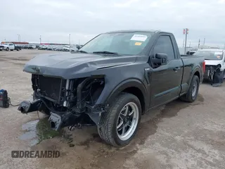 2023 Ford F-150 XL with VIN 1FTMF1C56PKF82536, listed as a IAAI auction lot 41453141 with 2,487 mi miles and . Bid and sale history available at carsss.com. Image 17.