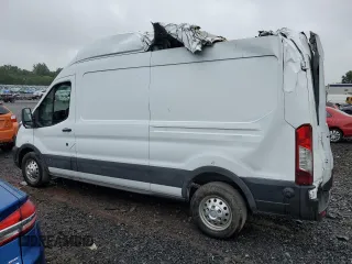 2023 Ford Transit Cargo with VIN 1FTBR2X81PKA94796, listed as a Copart auction lot 59571775 with 17,769 mi miles and Salvage title. Bid and sale history available at DreamBid. Image 2.