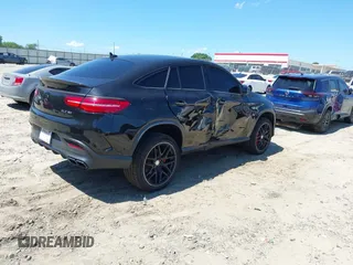 2017 Mercedes-Benz GLE 63 S AMG with VIN 4JGED7FB1HA059443, listed as a IAAI auction lot 42312493 with 85,849 mi miles and . Bid and sale history available at DreamBid. Image 4.
