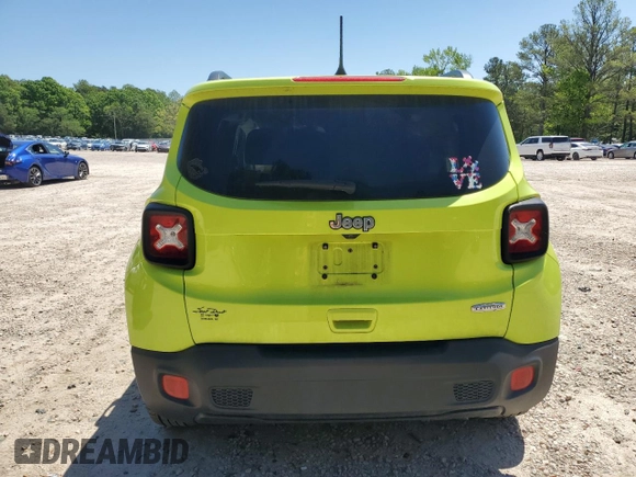 2018 Jeep Renegade Latitude z VIN ZACCJABB6JPJ09909, wystawiony jako Copart lot #54724035 z przebiegiem 72 932 mil mil oraz Szkoda całkowita • Salvage title. Historia ofert i sprzedaży dostępna na DreamBid. Obrazek 6.