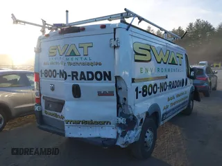 2018 Ram ProMaster Cargo with VIN 3C6TRVAG7JE107042, listed as a IAAI auction lot 40856879 with 250,956 mi miles and . Bid and sale history available at DreamBid. Image 4.