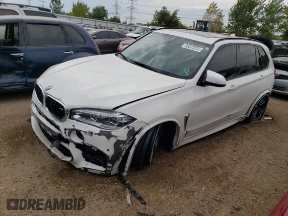 2017 BMW X5 M with VIN 5YMKT6C3XH0U39069, listed as a Copart auction lot 66013813 with 38,263 mi miles. Bid and sale history available at carsss.com. Image 1.