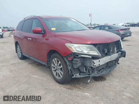 2016 Nissan Pathfinder S with VIN 5N1AR2MN1GC655414, listed as a IAAI auction lot 42285989 with 133,999 mi miles and . Bid and sale history available at DreamBid. Image 1.