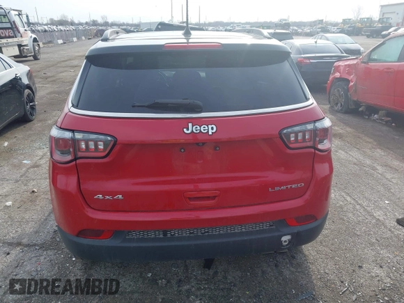 2019 Jeep Compass Limited z VIN 3C4NJDCB8KT638591, wystawiony jako IAAI lot #42022564 z przebiegiem 46 802 mil mil oraz . Historia ofert i sprzedaży dostępna na DreamBid. Obrazek 16.