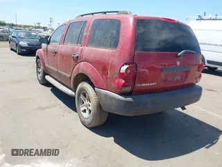 2006 Dodge Durango SXT with VIN 1D4HD38K66F140240, listed as a IAAI auction lot 42821617 with 184,198 mi miles and . Bid and sale history available at DreamBid. Image 3.