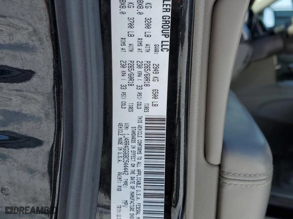 2011 Jeep Grand Cherokee Laredo with VIN 1J4RR4GG6BC544442, listed as a Copart auction lot 46089155 with 219,956 mi miles and Salvage Title. Bid and sale history available at carsss.com. Image 13.