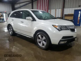 2013 Acura MDX with VIN 2HNYD2H22DH516848, listed as a Copart auction lot 53938695 with 105,633 mi miles and Salvage Title. Bid and sale history available at carsss.com. Image 4.