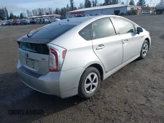 2013 Toyota Prius One with VIN JTDKN3DU6D5603472, listed as a IAAI auction lot 41808870 with 213,784 mi miles. Bid and sale history available at carsss.com. Image 4.