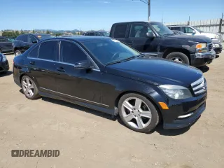 2011 Mercedes-Benz C 300 Sport with VIN WDDGF8BB0BR182300, listed as a Copart auction lot 57858985 with 194,991 mi miles and Salvage title. Bid and sale history available at DreamBid. Image 4.