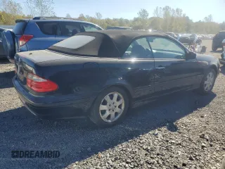 2002 Mercedes-Benz CLK 320/430 with VIN WDBLK65G72T104615, listed as a Copart auction lot 75488114 with 125,136 mi miles and Clean Title. Bid and sale history available at DreamBid. Image 3.