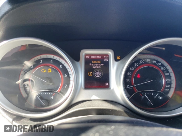2013 Dodge Journey Crew with VIN 3C4PDCCG1DT655578, listed as a Copart auction lot 53799934 with 173,332 mi miles and Clean title. Bid and sale history available at DreamBid. Image 9.