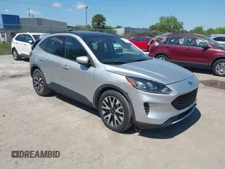 2020 Ford Escape SE Sport Hybrid with VIN 1FMCU0BZXLUA68912, listed as a IAAI auction lot 41791162 with 45,619 mi miles and . Bid and sale history available at carsss.com. Image 1.