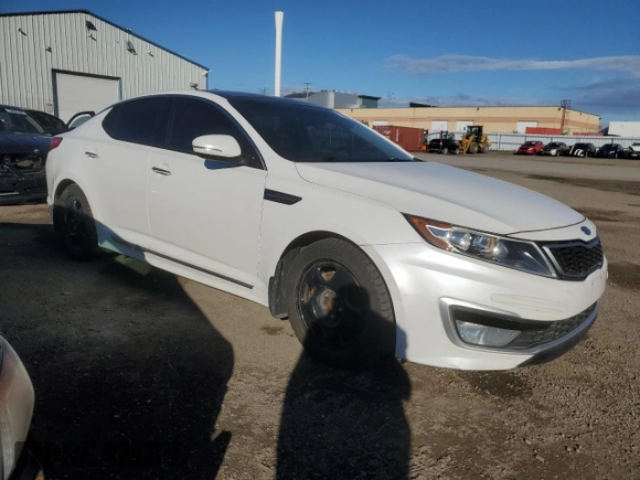 2013 Kia Optima Hybrid LX with VIN KNAGM4ADXD5043066, listed as a Copart auction lot 73050064 with 152,637 mi miles and Clean Title. Bid and sale history available at carsss.com. Image 4.