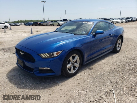 2017 Ford Mustang V6 z VIN 1FA6P8AM1H5271112, wystawiony jako Copart lot #56782255 z przebiegiem 96 021 mil mil oraz Czysty tytuł • Clean title. Historia ofert i sprzedaży dostępna na DreamBid. Obrazek 1.