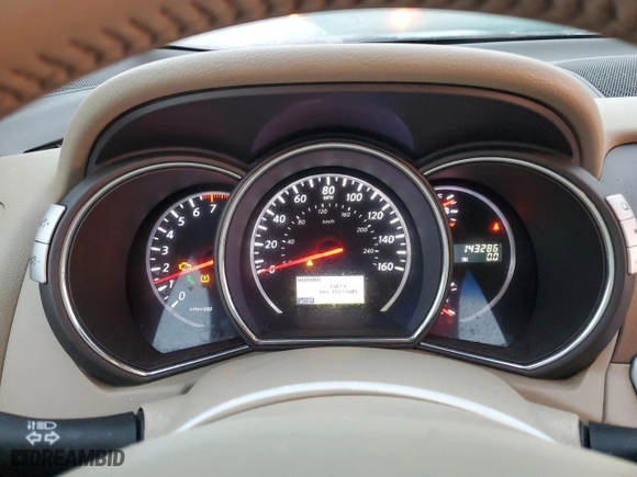 2014 Nissan Murano SV with VIN JN8AZ1MU4EW413772, listed as a Copart auction lot 43828715 with 143,286 mi miles and Salvage Title. Bid and sale history available at carsss.com. Image 9.