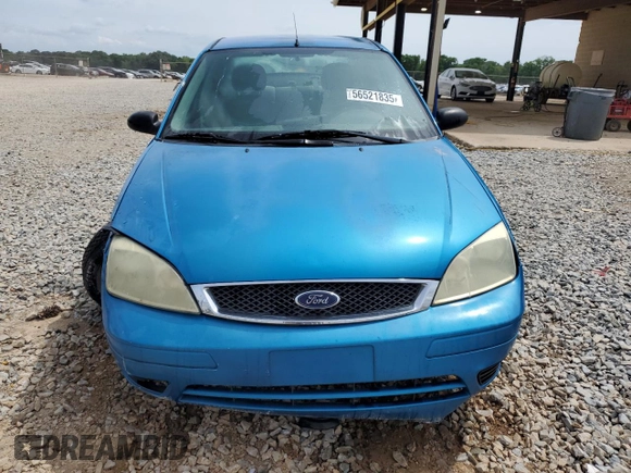 2007 Ford Focus S with VIN 1FAFP34N67W101523, listed as a Copart auction lot 56521835 with 239,505 mi miles and Salvage title. Bid and sale history available at DreamBid. Image 5.