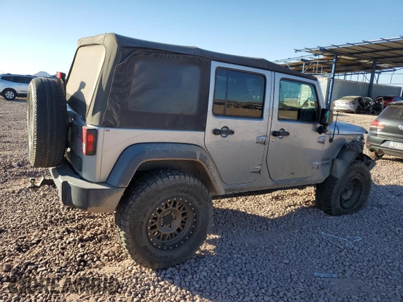2018 Jeep Wrangler JK Unlimited Sport S with VIN 1C4HJWDG4JL925942, listed as a Copart auction lot 79222724 with 107,036 mi miles and Salvage Title. Bid and sale history available at carsss.com. Image 3.