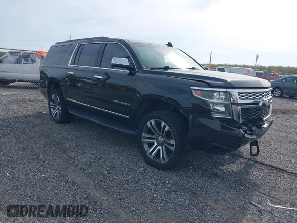2019 Chevrolet Suburban LT with VIN 1GNSCHKC2KR408575, listed as a IAAI auction lot 42060103 with 144,838 mi miles and . Bid and sale history available at DreamBid. Image 1.