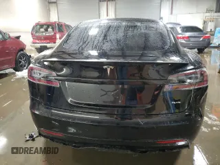 2022 Tesla Model S Plaid with VIN 5YJSA1E64NF466001, listed as a Copart auction lot 49312365 with Not Provided miles and Salvage Title. Bid and sale history available at carsss.com. Image 6.