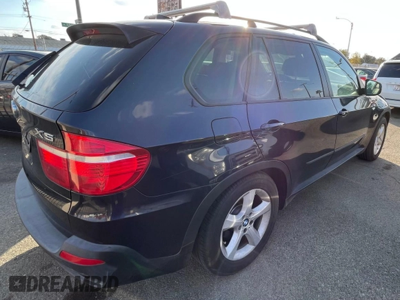 2008 BMW X5 3.0si with VIN 5UXFE43548L007391, listed as a Copart auction lot 53172325 with 60,922 mi miles and Clean Title. Bid and sale history available at carsss.com. Image 4.