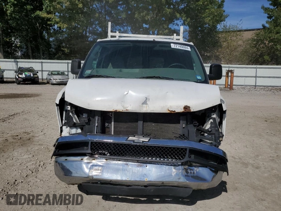 2008 Chevrolet Express Cargo Van with VIN 1GCGG25C181111770, listed as a Copart auction lot 72140084 with 0 mi miles and Clean Title. Bid and sale history available at carsss.com. Image 5.