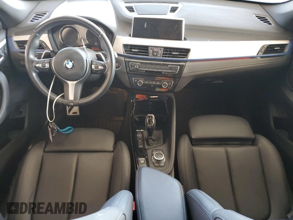 2021 BMW X1 sDrive28i with VIN WBXJG7C05M5U02743, listed as a Copart auction lot 51480195 with 25,466 mi miles and Salvage Title. Bid and sale history available at carsss.com. Image 8.